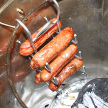 Cargar imagen en el visor de la galería, ACCESORIO PARA CHORIZOS ACERO INOXIDABLE 3 NIVELES