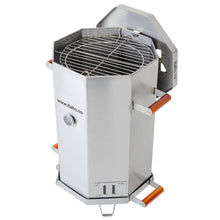 Cargar imagen en el visor de la galería, Asador de Barril Regulable 30 Libras Acero 304 Octagonal