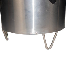 Cargar imagen en el visor de la galería, Carbonera Para Asador De Barril Grande 22x25 Cm Inoxidable