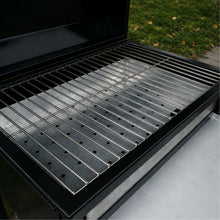 Cargar imagen en el visor de la galería, Asador Parrilla a Carbón 70cm x 50cm con Sistema de Elevación Manual y Tapa