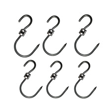 Cargar imagen en el visor de la galería, Ganchos Giratorios Para Asador de Barril x 6 en Acero Inoxidable itaho