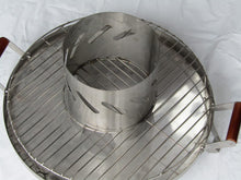 Cargar imagen en el visor de la galería, PARRILLA INFERIOR PARA BASE ASADOR DE BARRIL INOXIDABLE 45 LB