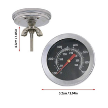 Cargar imagen en el visor de la galería, RELOJ DE TEMPERATURA TERMOMETRO ANALOGO 50°c A 350°c