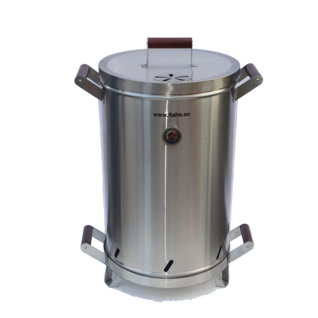 ASADOR DE BARRIL ACERO INOXIDABLE CAPACIDAD 25 LIBRAS 304