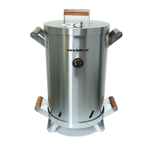 Asador De Barril 10 Libras Acero Inoxidable 304 Calibre 18