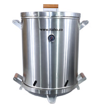 Cargar imagen en el visor de la galería, Asador De Barril Grande 60 Libras Acero Inoxidable 430 Calibre 18
