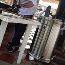Cargar imagen en el visor de la galería, Asador de Barril 40 Libras  Acero inoxidable 304 Calibre 18
