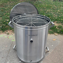 Cargar imagen en el visor de la galería, Asador de Barril 120 Libras Acero inoxidable calibre 16
