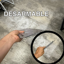 Cargar imagen en el visor de la galería, Asador Portátil Plegable De Carbón Acero Inoxidable 30x20cm
