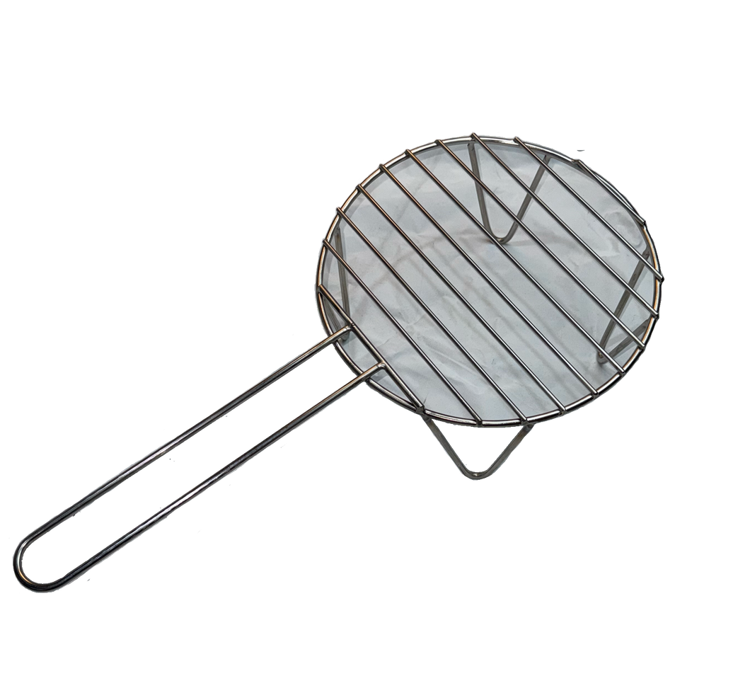 Parrilla Para Arepas Acero Inoxidable 22cm x 10 cm