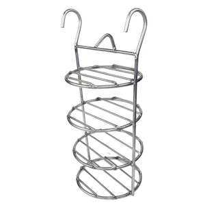 TORRE MULTIUSOS ACERO INOXIDABLE 4 NIVELES PARA ASADOR DE BARRIL