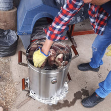 Cargar imagen en el visor de la galería, Asador De Barril 12 Libras Acero Inoxidable 430 Calibre 18
