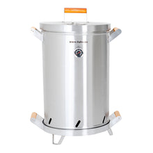 Cargar imagen en el visor de la galería, ASADOR DE BARRIL ACERO INOXIDABLE CAPACIDAD 25 a 30 LIBRAS 304

