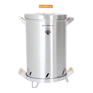 ASADOR DE BARRIL ACERO INOXIDABLE CAPACIDAD 25 a 30 LIBRAS 304