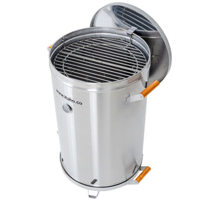 Asador de Barril 50 Libras Acero Inoxidable 430 Calibre 18