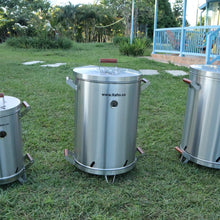 Cargar imagen en el visor de la galería, Asador de Barril 40 Libras  Acero inoxidable 304 Calibre 18
