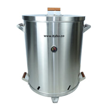 Cargar imagen en el visor de la galería, ASADOR DE BARRIL GRANDE 60 LB PARA NEGOCIO ACERO INOXIDABLE 304
