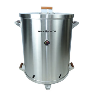 ASADOR DE BARRIL GRANDE 60 LB PARA NEGOCIO ACERO INOXIDABLE 304