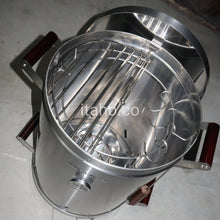 Cargar imagen en el visor de la galería, Asador De Barril 15 Libras Acero Inoxidable 430 Calibre 18
