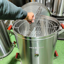 Cargar imagen en el visor de la galería, Asador De Barril Grande 60 Libras Acero Inoxidable 430 Calibre 18

