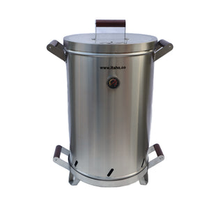 Asador de Barril 25 Libras Acero Inoxidable 430 Calibre 18