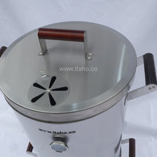 Cargar imagen en el visor de la galería, Asador de Barril 25 Libras Acero Inoxidable 430 Calibre 18
