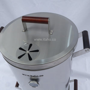 Asador de Barril 25 Libras Acero Inoxidable 430 Calibre 18