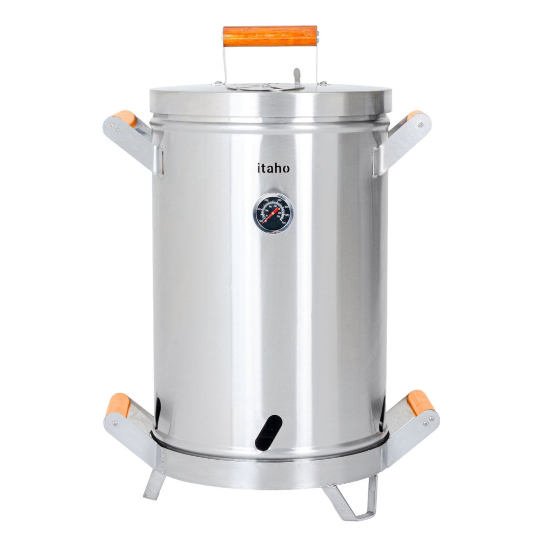 Asador De Barril 10 Libras Acero Inoxidable 304 Calibre 18