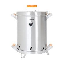 Cargar imagen en el visor de la galería, Asador De Barril 18 Libras Acero Inoxidable 430 Calibre 18
