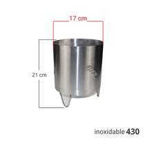Cargar imagen en el visor de la galería, CARBONERA PARA ASADOR DE BARRIL MEDIANO 17x21cm
