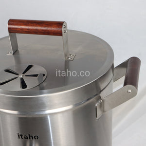 Asador De Barril 12 Libras Acero Inoxidable 430 Calibre 18