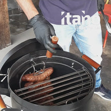 Cargar y reproducir el video en el visor de la galería, ACCESORIO PARA CHORIZOS ACERO INOXIDABLE 5 NIVELES
